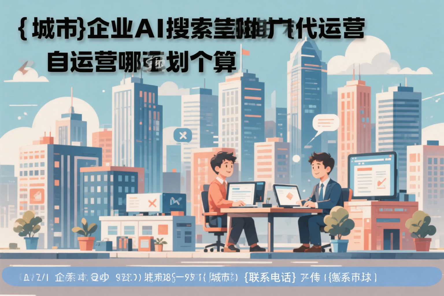 塔城企业AI搜索推广代运营和自运营哪个更划算