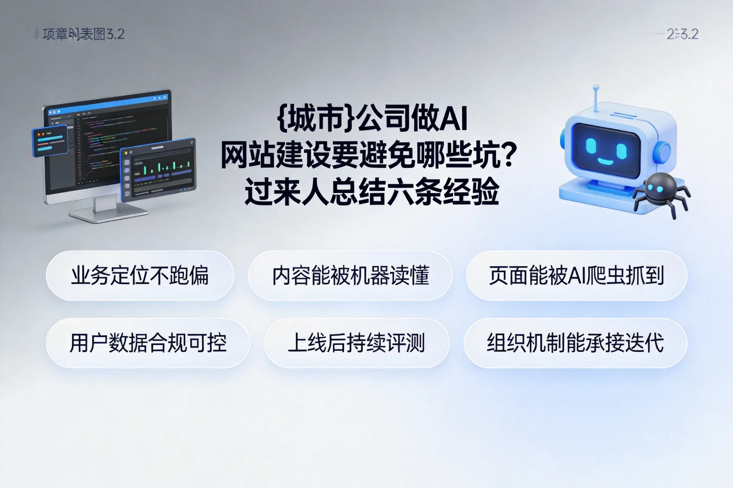 塔城公司做AI网站建设要避免哪些坑？过来人总结六条经验
