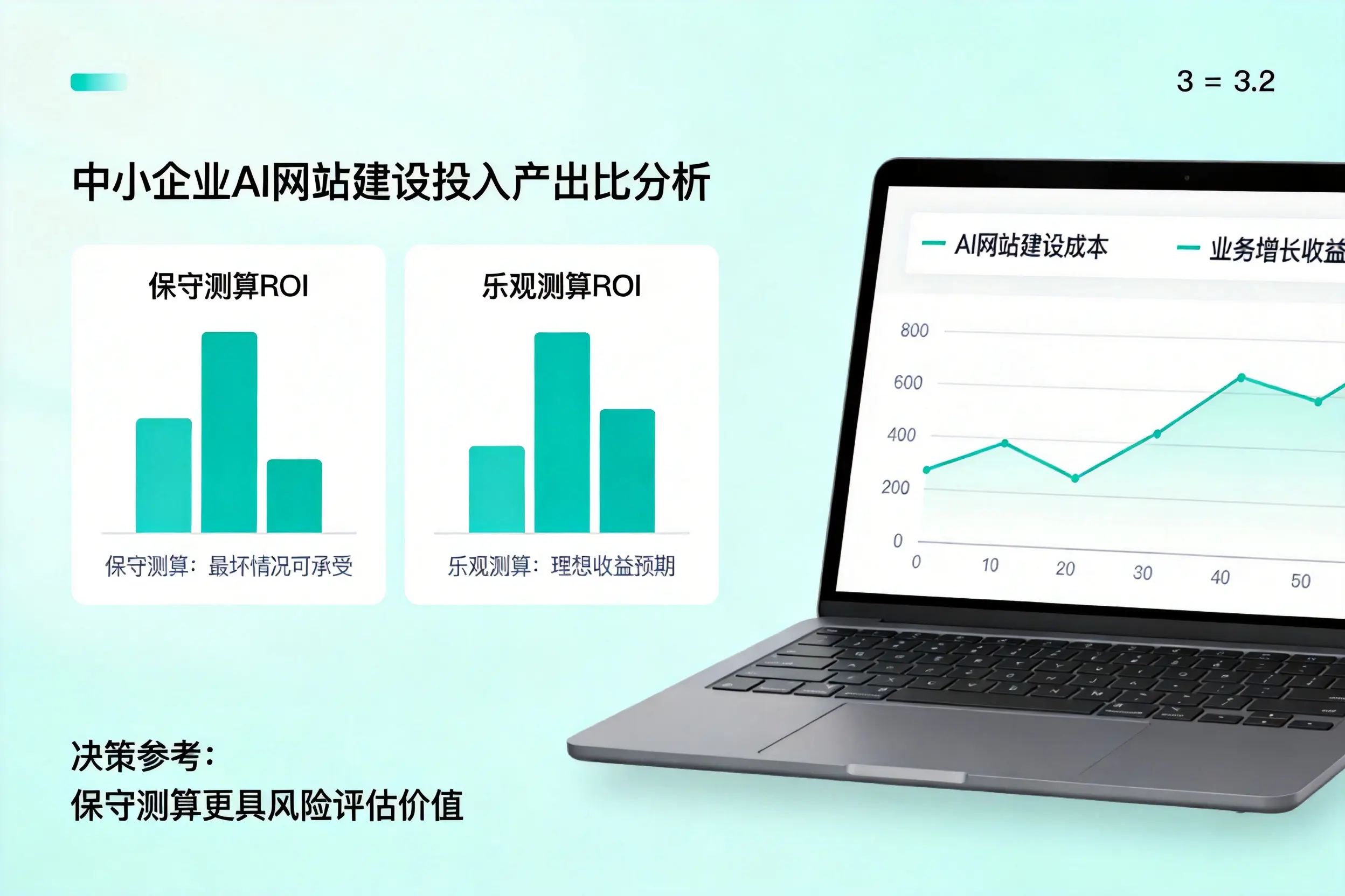 塔城中小企业AI网站建设投入产出比怎么算？先看这份分析