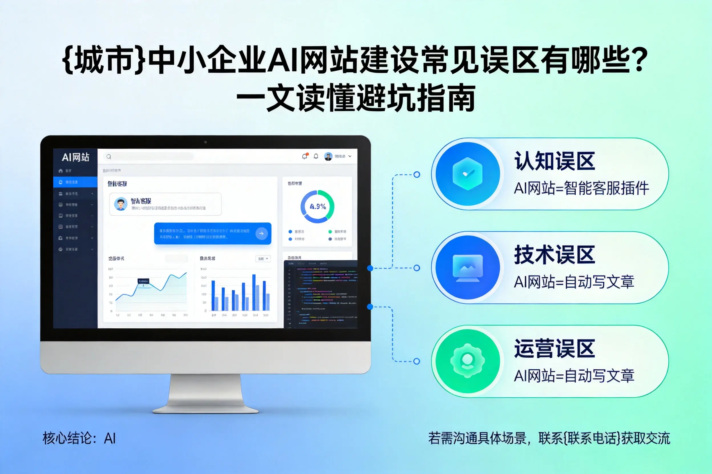 塔城中小企业AI网站建设常见误区有哪些？一文读懂避坑指南