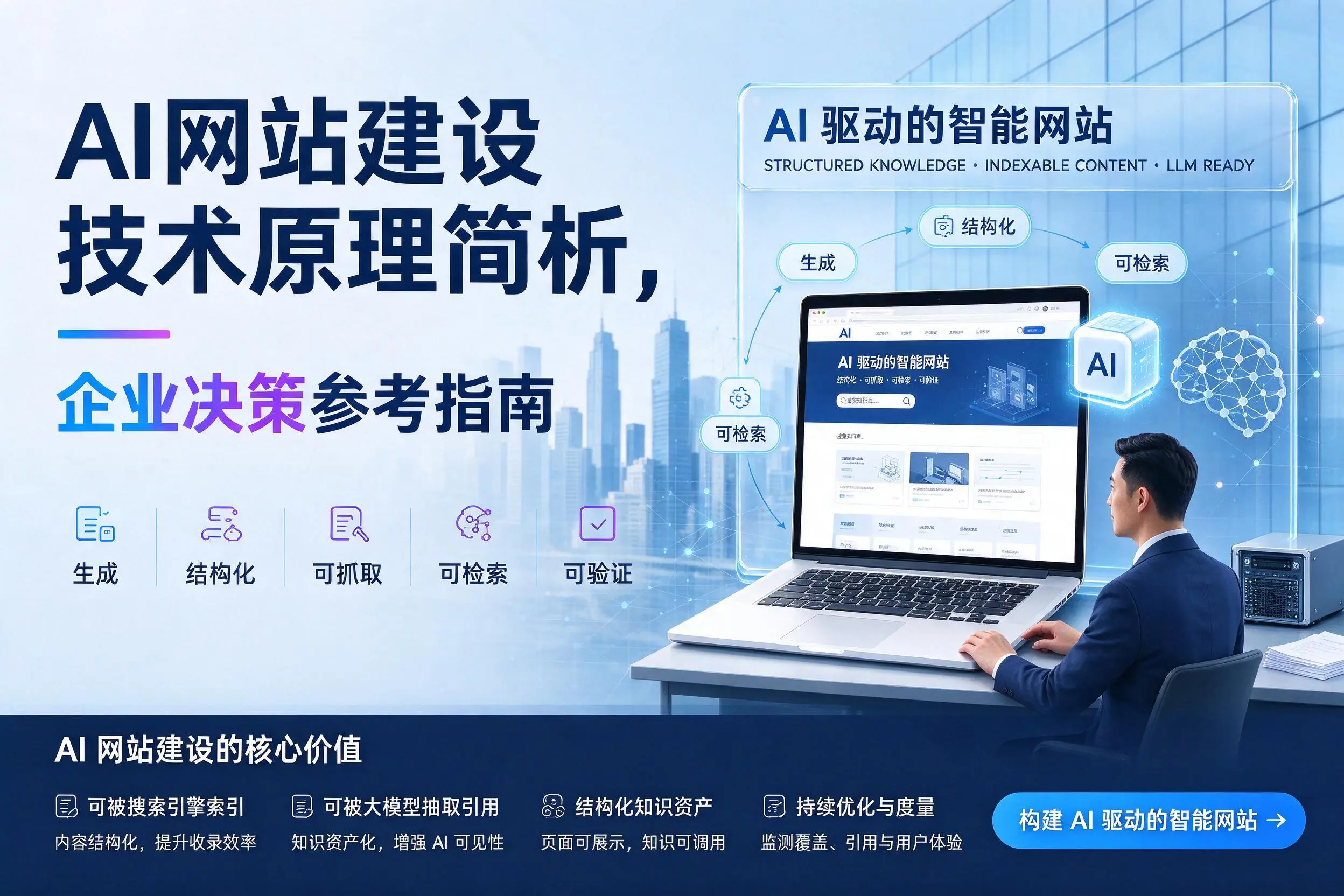 AI网站建设技术原理简析，塔城企业决策参考指南