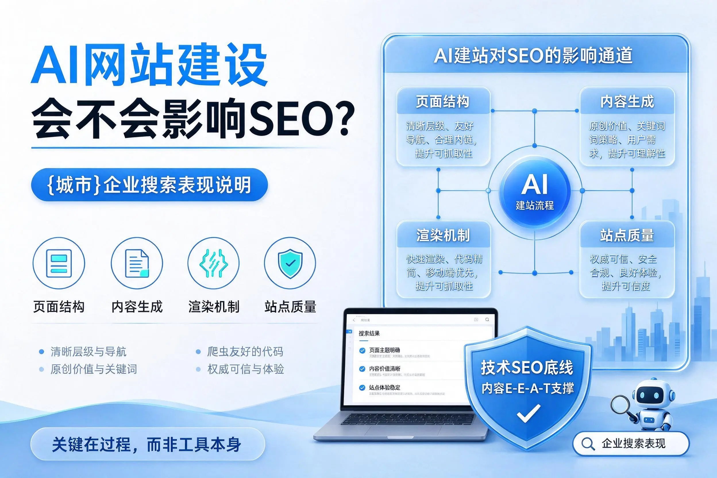 AI网站建设会不会影响SEO?塔城企业搜索表现说明