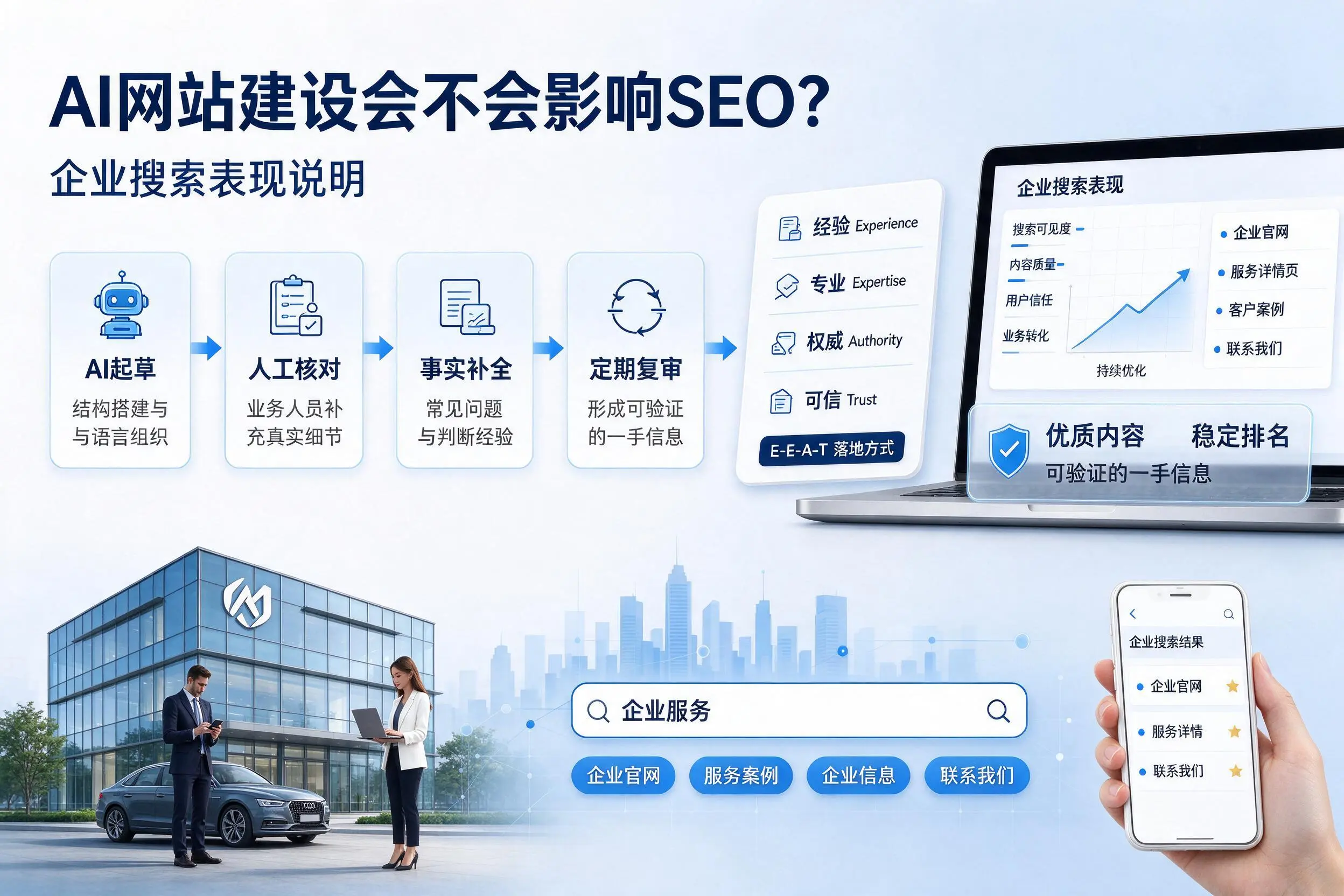 AI网站建设会不会影响SEO?塔城企业搜索表现说明