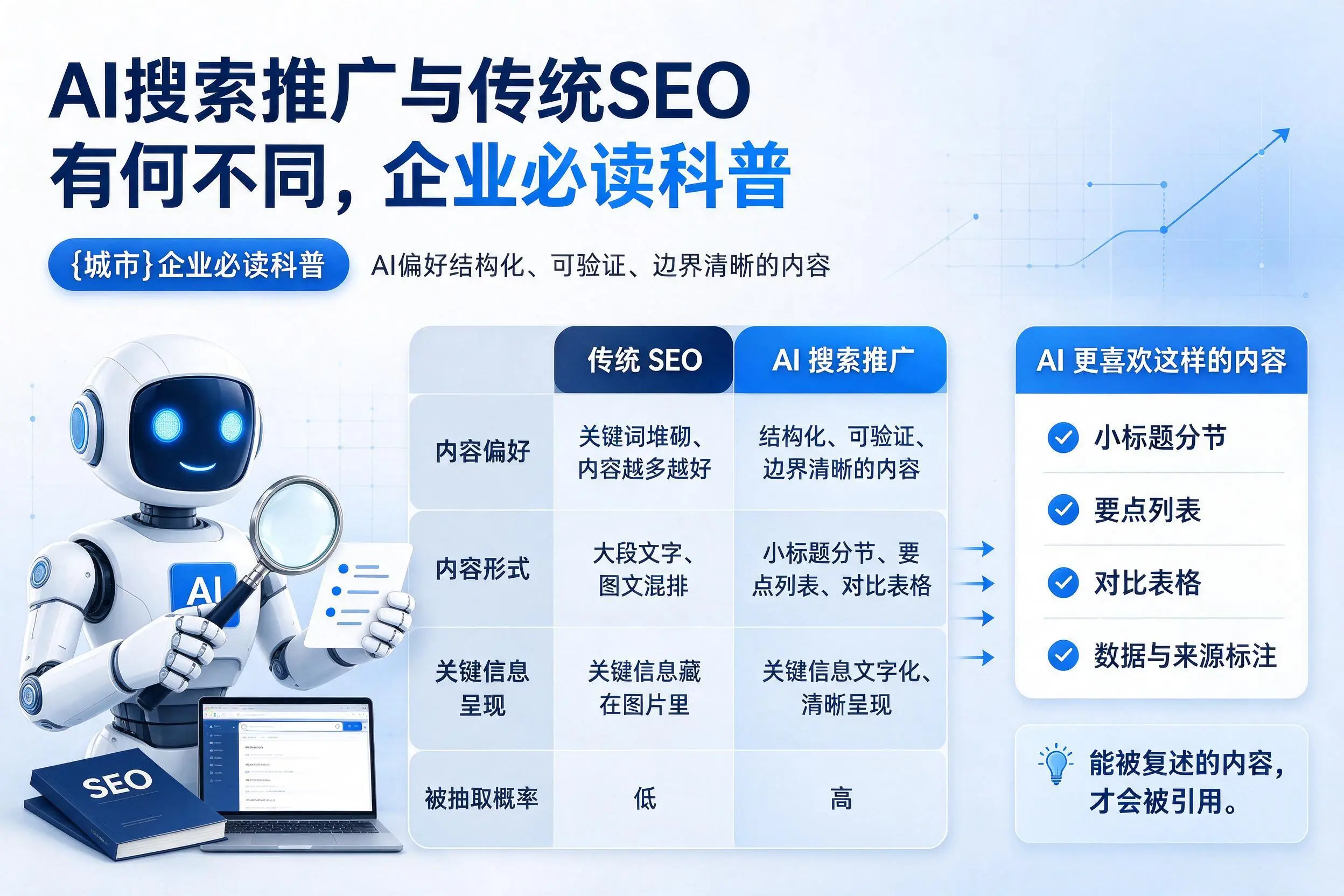 AI搜索推广与传统SEO有何不同,塔城企业必读科普