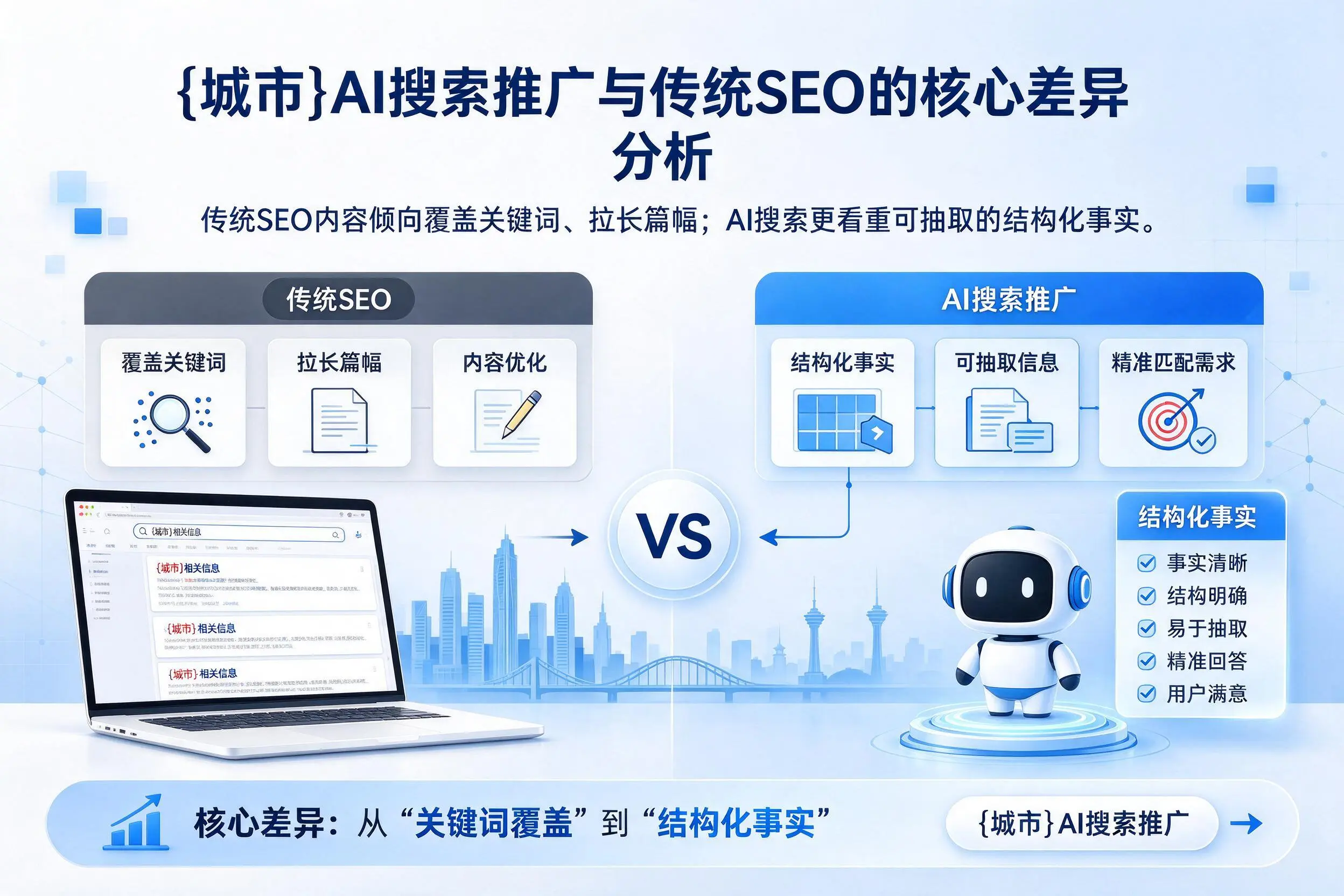 塔城AI搜索推广与传统SEO的核心差异分析